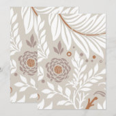 Floral Design 25 Bedankkaart (Voorkant / Achterkant)