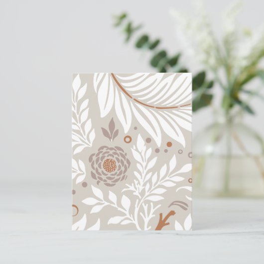 Floral Design 25 Briefkaart (Staand voorkant)