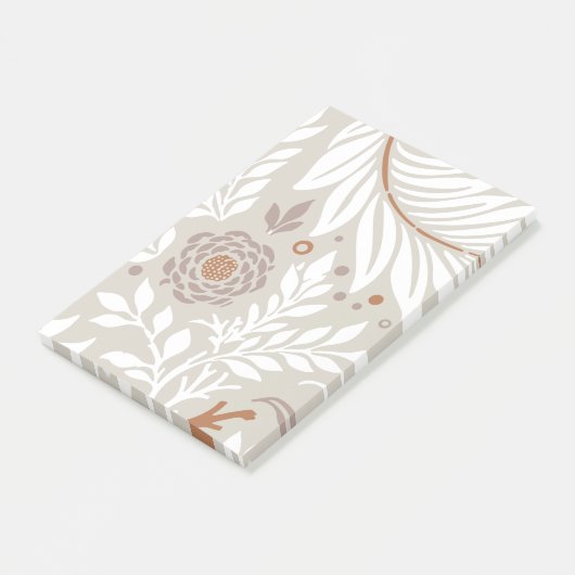 Floral Design 25 Post-it® Notes (Schuin)
