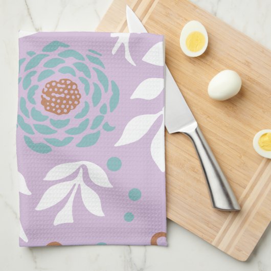 Floral Design 26 Theedoek (Quarter Fold)