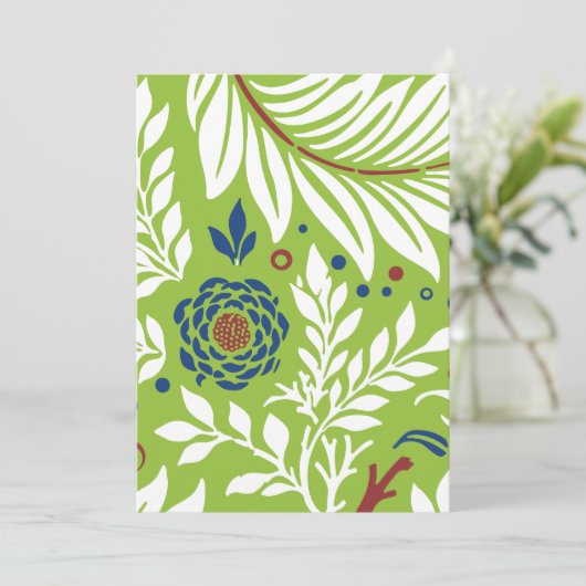 Floral Design 27 Bedankkaart (Staand voorkant)