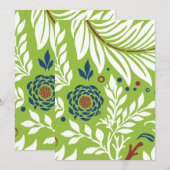 Floral Design 27 Bedankkaart (Voorkant / Achterkant)