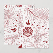 Floral Design 28 Briefkaart (Voorkant / Achterkant)