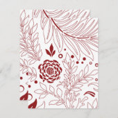 Floral Design 28 Notitiekaartje (Voorkant / Achterkant)