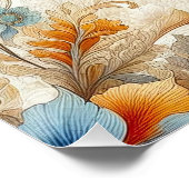 Floral Design 2 - AI - Kunstwerk Perfect Poster (Hoek)