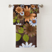 Floral Design 2 Bad Handdoek (Insitu)