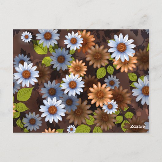 Floral Design 2 Briefkaart (Achterkant)