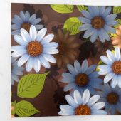 Floral Design 2 Drieluik Wenskaart (Binnenzijde eerst)