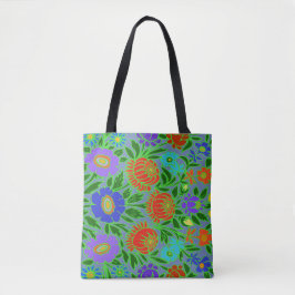 Floral design #2 tote bag