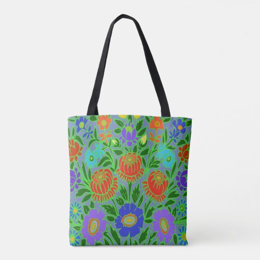 Floral design #2 tote bag (Achterkant)