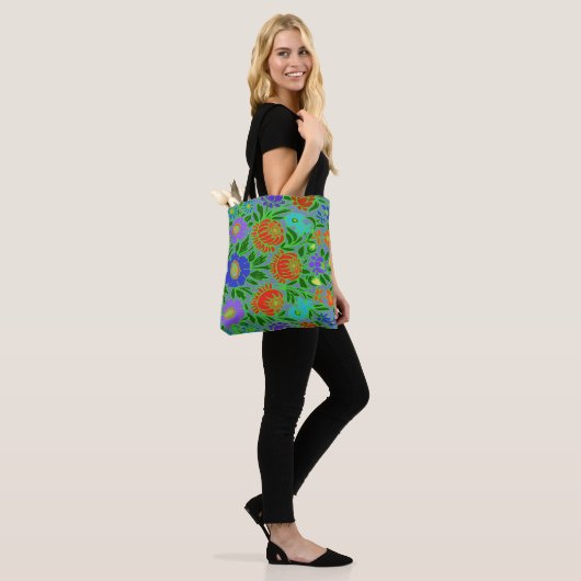 Floral design #2 tote bag (Op model)