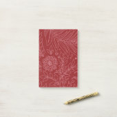 Floral Design 30 Post-it® Notes (Op bureau)