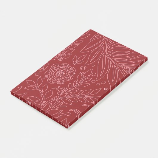 Floral Design 30 Post-it® Notes (Schuin)