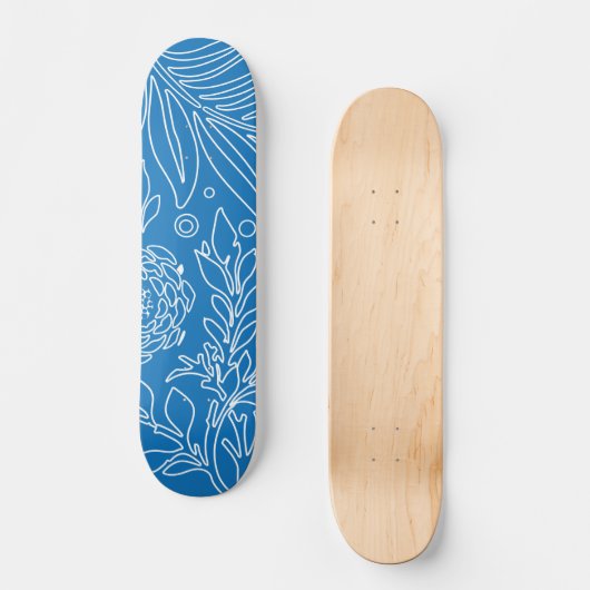 Floral Design 32 Persoonlijk Skateboard (Voorkant)