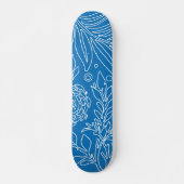 Floral Design 32 Persoonlijk Skateboard (Voorkant)