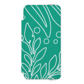Floral Design 34 Incipio iPhone Portemonnee Hoesje (Voorkant Agenda)