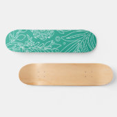 Floral Design 34 Persoonlijk Skateboard (Horizontaal)