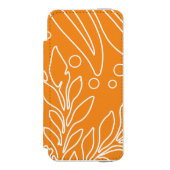 Floral Design 35 Incipio iPhone Portemonnee Hoesje (Voorkant Agenda)