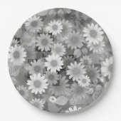 Floral Design 3 Papieren Bordje (Voorkant)
