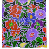 Floral design #5 douchegordijn (Voorkant)