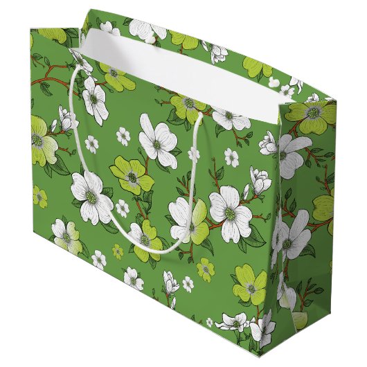 Floral design 6 groot cadeauzakje (Achterkant Gekanteld)