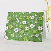 Floral design 6 kaart (Gele Bloem)