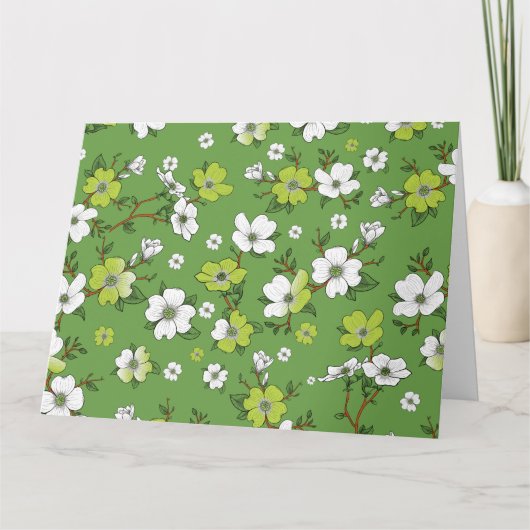 Floral design 6 kaart (Voorkant)
