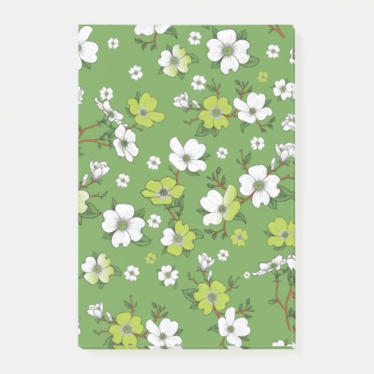 Floral design 6 post-it® notes (Voorkant)