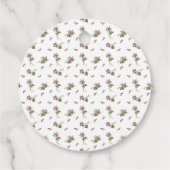 Floral design bedankjes labels (Achterkant)