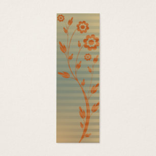 Floral Design Bladwijzer Mini Visitekaartjes
