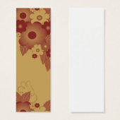 Floral Design Bladwijzer Mini Visitekaartjes (Voorkant /achterkant)