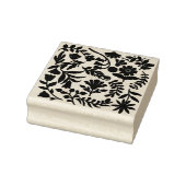 Floral design boho block print rubberstempel (Stempel)