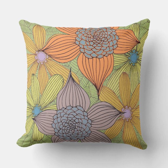  Floral design Buitenkussen (Voorkant)