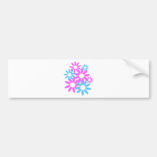 Floral design bumpersticker (Voorkant)