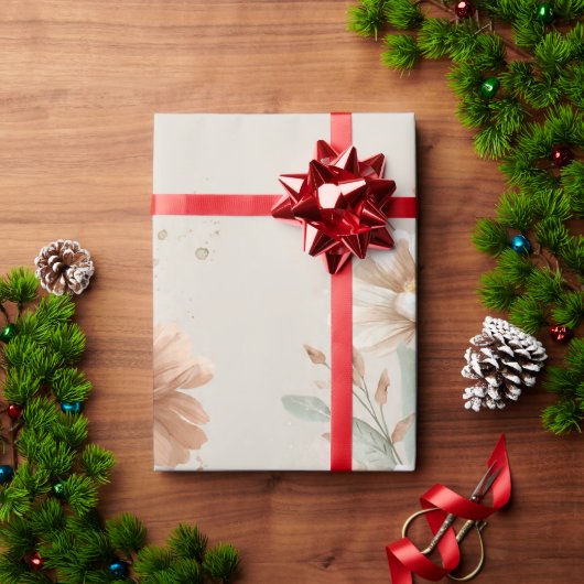 floral design cadeaupapier (Feestdagen Geschenken)