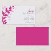 Floral Design Calling Cards Contactkaartje (Voorkant / Achterkant)