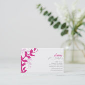Floral Design Calling Cards Contactkaartje (Staand voorkant)