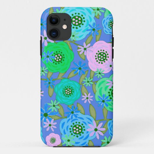Floral design Case-Mate iPhone case (Achterkant)