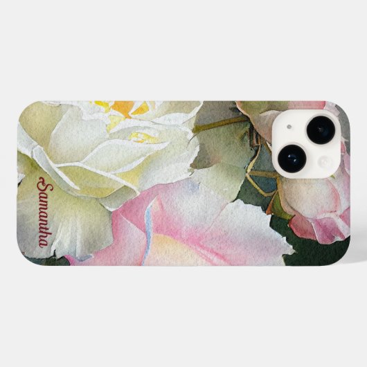  Floral design Case-Mate iPhone Case (Achterkant (horizontaal))