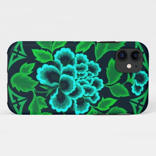  Floral design Case-Mate iPhone Case (Achterkant (horizontaal))