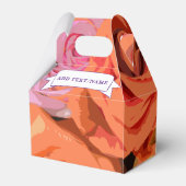 Floral Design Custom Name Bedankdoosjes (Achterkant)