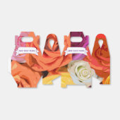 Floral Design Custom Name Bedankdoosjes (Uitgevouwen)