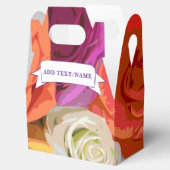 Floral Design Custom Name Bedankdoosjes (Geopend)