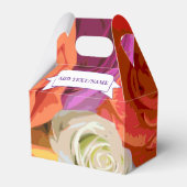 Floral Design Custom Name Bedankdoosjes (Voorkant Zijde)