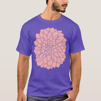 Floral Design Dahlia Flower T-shirt