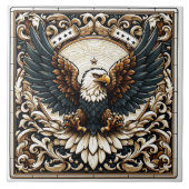 Floral Design Eagle Tegel Tegeltje (Voorkant)