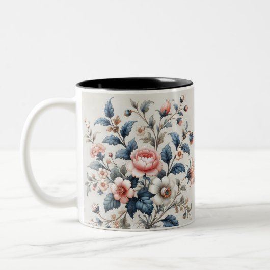 Floral Design Elegante koffie Mok (Links)