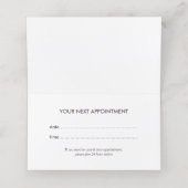 Floral Design Events Appointment Card Afsprakenkaart (Binnenkant ongevouwen)