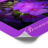 Floral Design-Fibromyalgia Awareness Poster (Hoek)