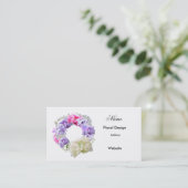 Floral Design Flower WreatVisitekaartje Visitekaartje (Staand voorkant)